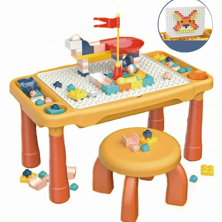 Juego de mesa y silla con bloques de construcion 63 pcs - additional image 13