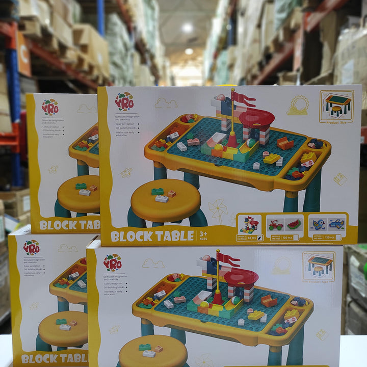 Juego de mesa y silla con bloques de construcion 63 pcs - additional image 2