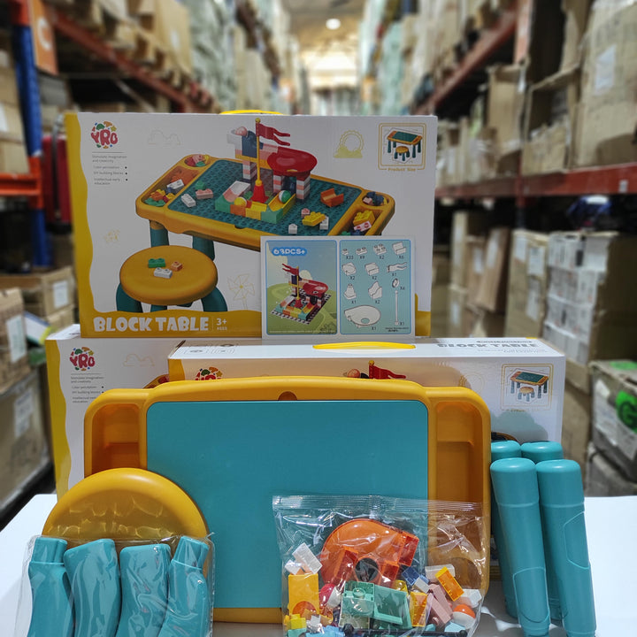 Juego de mesa y silla con bloques de construcion 63 pcs - additional image 3