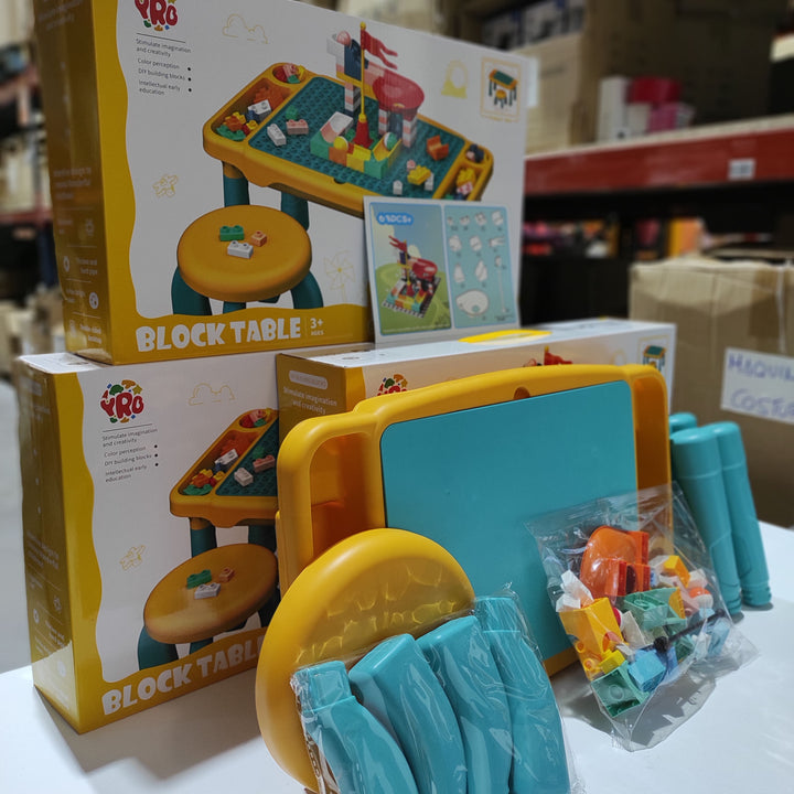Juego de mesa y silla con bloques de construcion 63 pcs - additional image 7