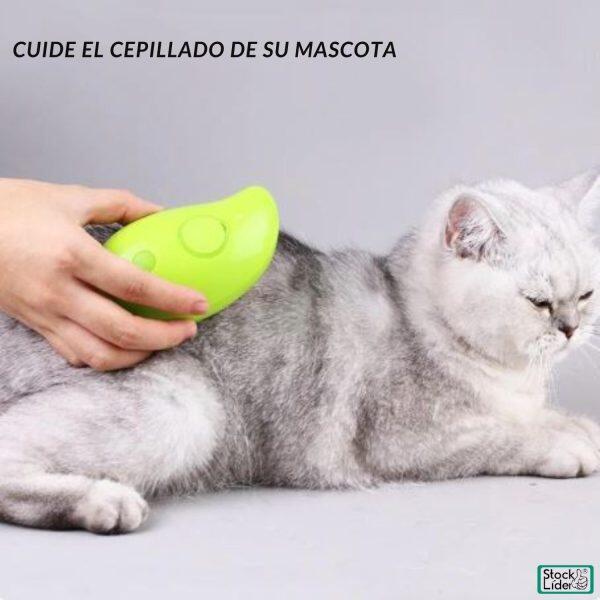 Pente de Silicone com Vaporizador para Cão e Gato 🌸🚿