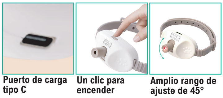 Coleira Laser Inteligente ✨ Brinquedo Interativo e Recarregável 🐈