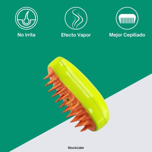 Pente de Silicone com Vaporizador para Cão e Gato 🌸🚿