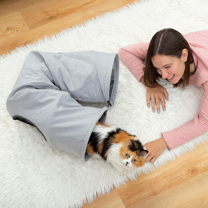 : 🐈 Túnel de Exploração Dobrável – O Esconderijo Perfeito! 🕵️