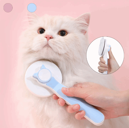 Escova de Limpeza Profunda 🐈 Remove Nós e Pelo Morto Facilmente ☁️