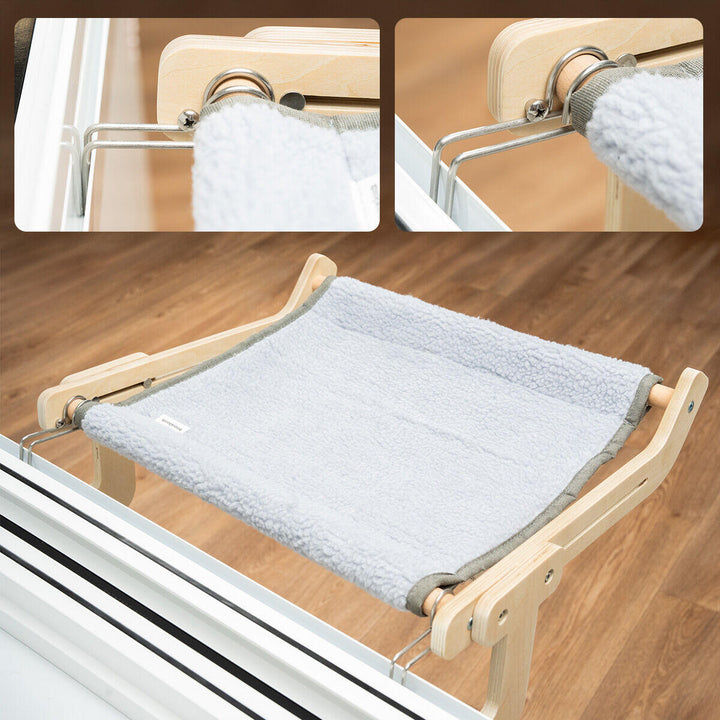 🐈‍⬛ Cama de Janela Ajustável – Conforto e Diversão em Grande Estilo🌈
