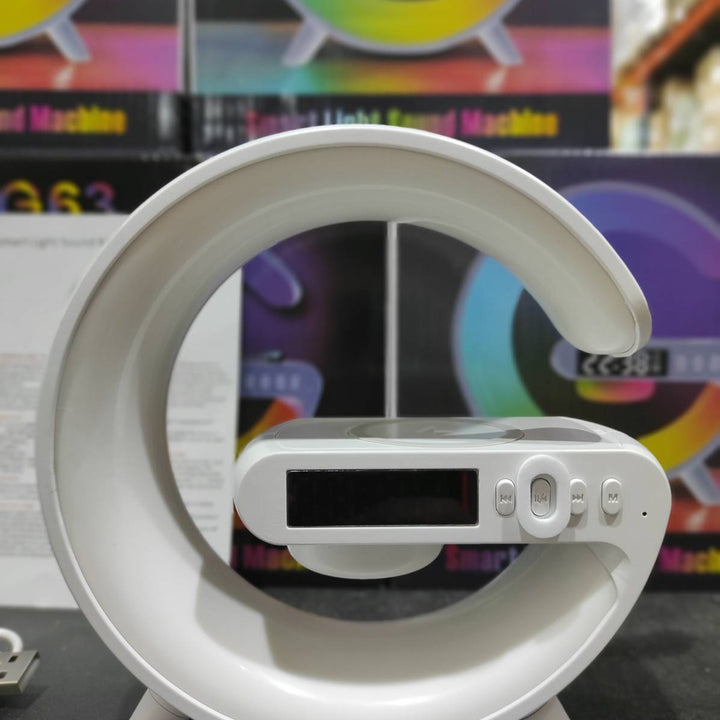 Mini altavoz Bluetooth 3 en 1 con cargador inalámbrico y lámpara LED - additional image 5